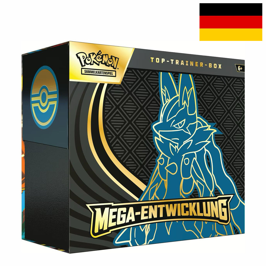 Mega Entwicklung Lucario – Top Trainer Box TTB – Pokémon Deutsch 🇩🇪 CoolUp Cards